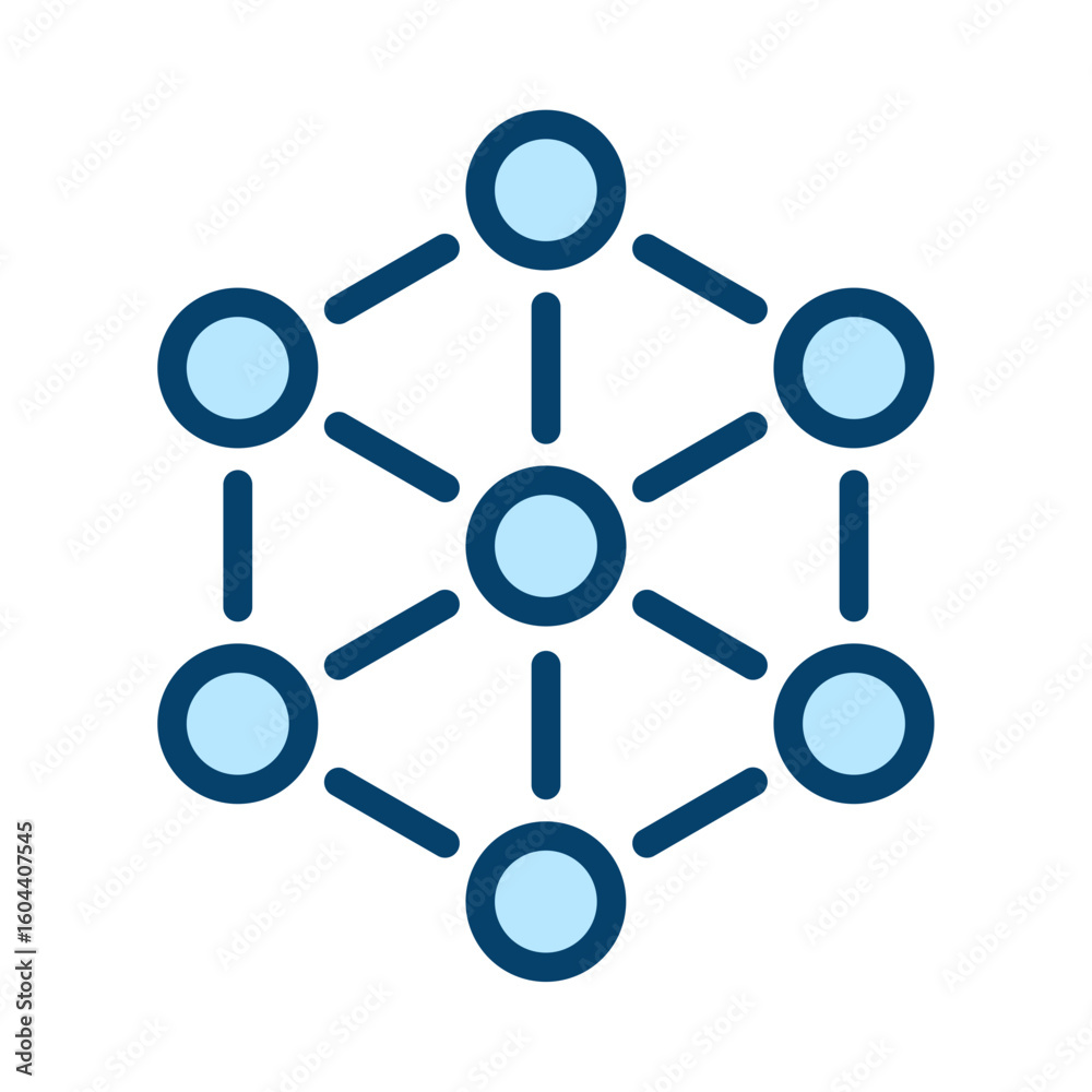 Network node icon. Filled outline icon. Vector icon with editable stroke. Isolated on transparent background. Network node icon. Filled outline icon. Vector icon with editable stroke. Isolated on transparent background.