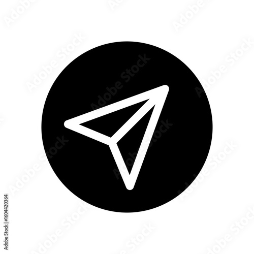 send glyph icon