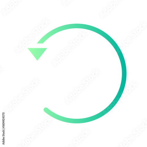 rotate gradient icon