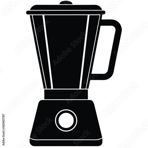 Nutritionist element isolated blender on white background