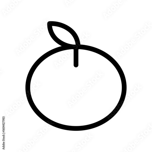 apricot line icon