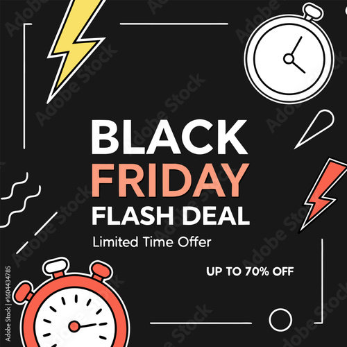 Black friday flash deal limited time offer up to 70 percent off