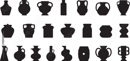 Ancient Pottery Vessels Collection amphora vase