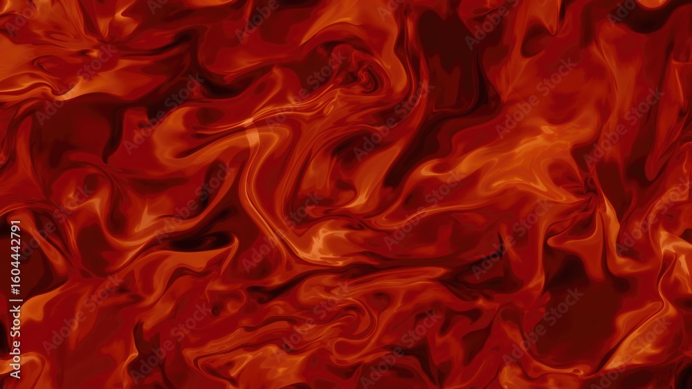 Obraz premium Black backdrop with fiery red and orange patterns