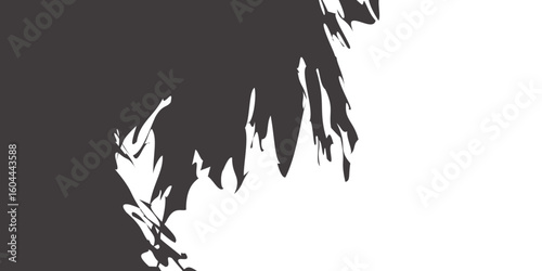 transparent background ,Grunge Texture-Rough Edge Frame ,brush stock White Outline
