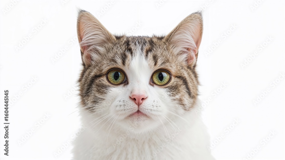 Fototapeta premium Adorable feline with a charming expression