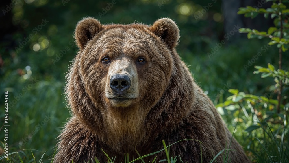 Fototapeta premium Ursus arctos arctos: The Brown Bear of the Continent