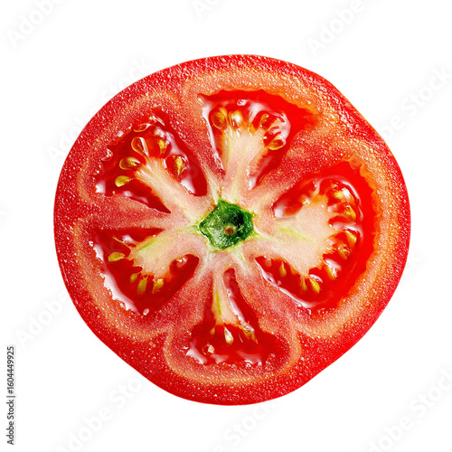 Wallpaper Mural Fresh tomatoe one slice on transparent background Torontodigital.ca