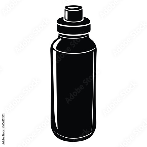 Nutritionist element isolated hydration bottle on white background