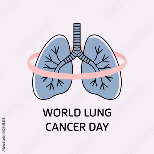 World Lung Cancer Day – Unite for Awareness & Breathing Hope.