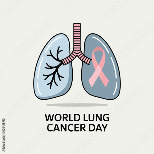 World Lung Cancer Day – Unite for Awareness & Breathing Hope.