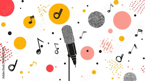 A colorful celebration poster for National Sing Out Day with bold typography