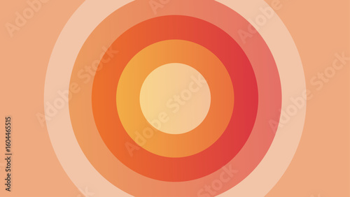 gradient circle pattern coral peach