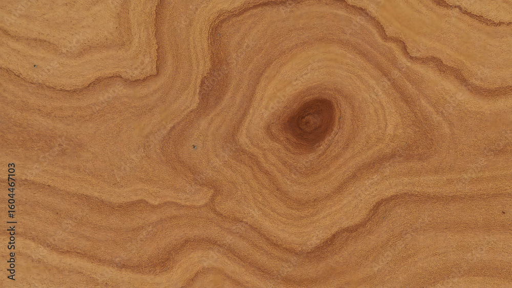 Fototapeta premium Close-Up of Natural Wooden Texture with Swirling Knot Pattern