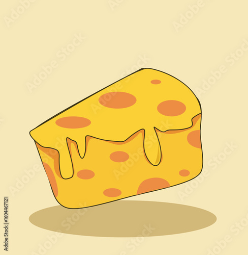 cheese slices. A pieces of cheese.