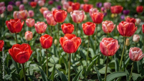 Tulips Blooming in the Season of Spring
