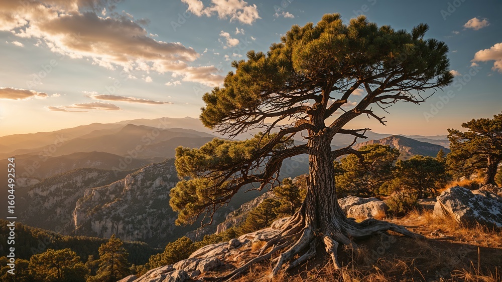 Mountainous landscape panorama Mountainous landscape panorama
