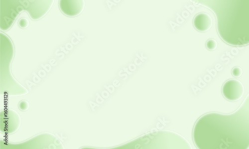 Soft Green Abstract Forms: This minimalistic design features organically flowing, soft green shapes that create a sense of calmness and visual interest.
