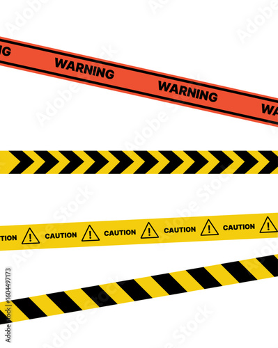 police line crime scene . warning icon sign vector 