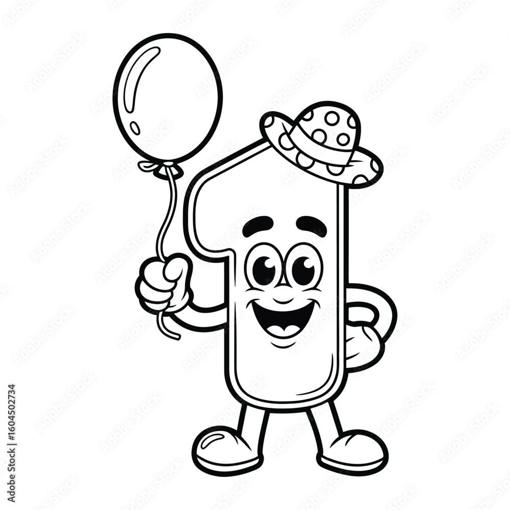 Naklejka premium cartoon character chef