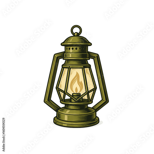 Vintage Oil Lamp