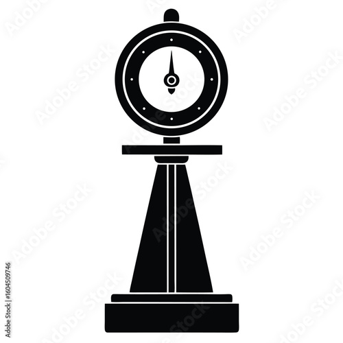 Tattoo artist element isolated calibration tool on white background