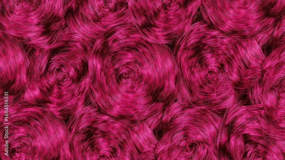 Fototapeta premium Detailed view of artificial hair fibers
