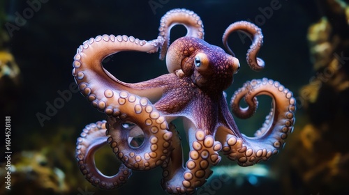 Octopus in aquarium (2)