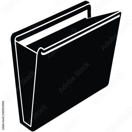 Tattoo artist element isolated portfolio binder on white background