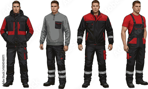 Professional Workwear Collection: Versatile Uniforms for Industrial, Construction, and Safety Roles