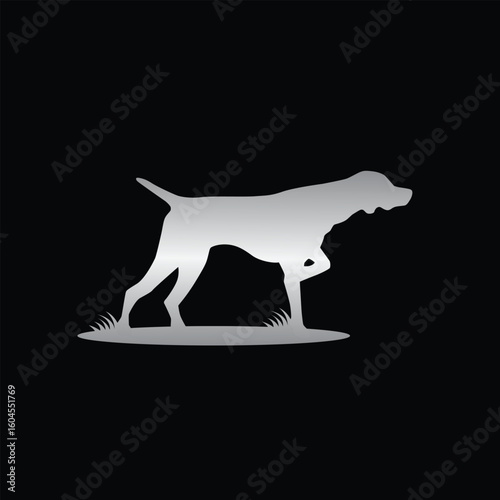 dog vector abstract modern logo