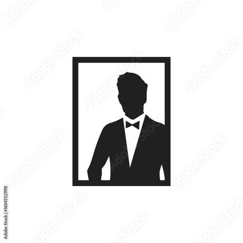 gentleman vector abstract modern logo