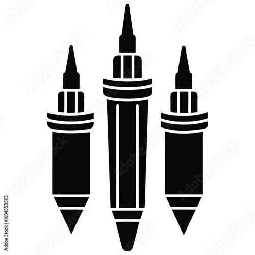 Tattoo artist element isolated tattoo tips on white background