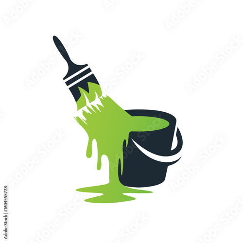paint vector abstract modern logo