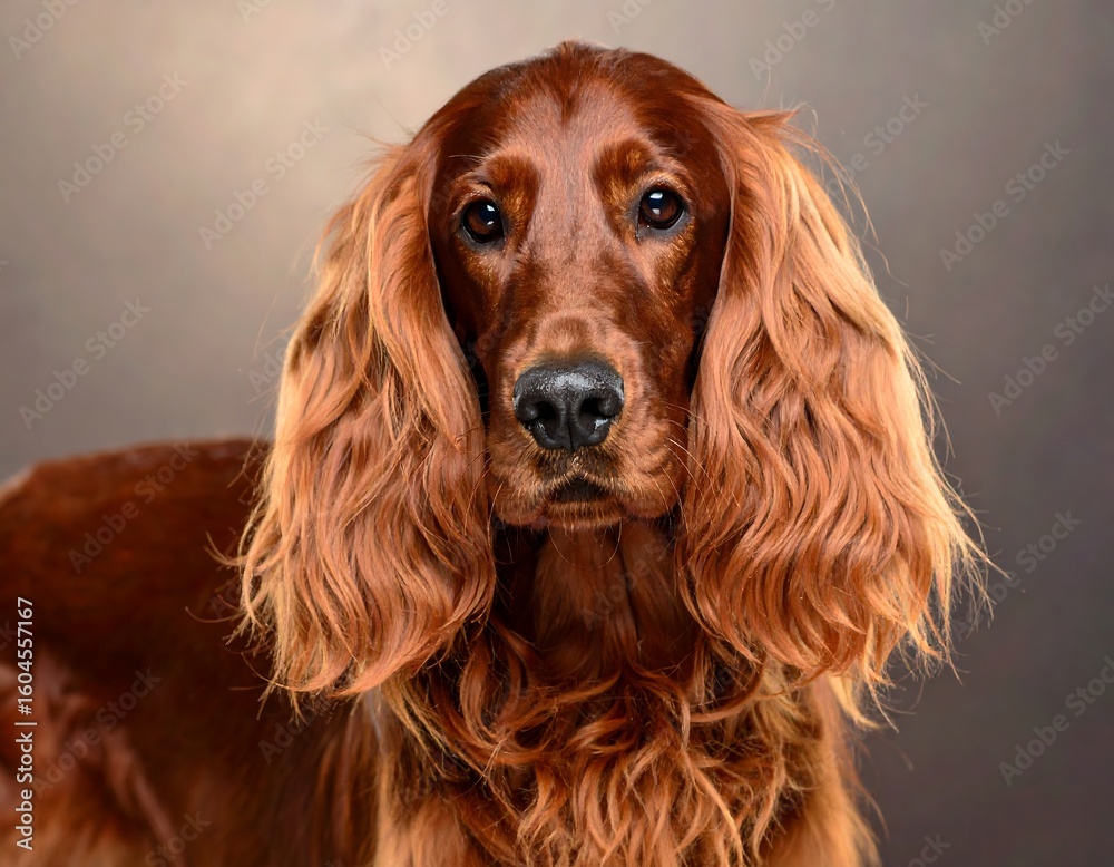 Portrait of a reddish-brown dog Portrait of a reddish-brown dog