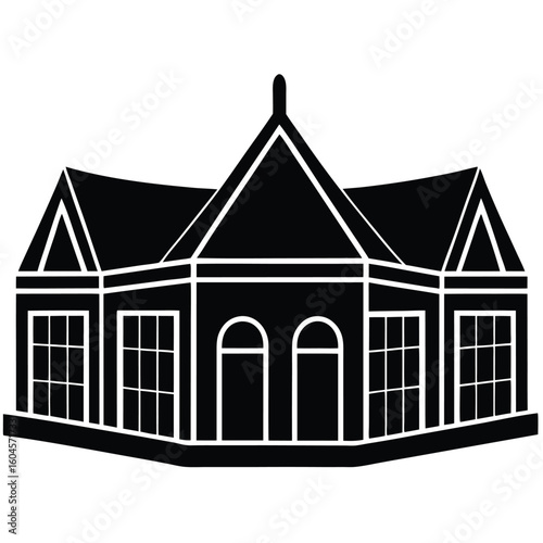 Interior designer element isolated cad drawing on white background