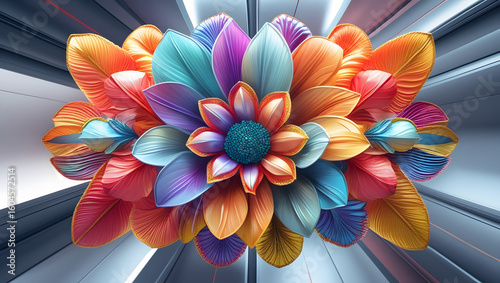 High definition, commercially valuable, expertly composed digital floral wallpaper images, featuring stunning and visually appealing designs, with vibrant colors, intricate details, and a harmonious b