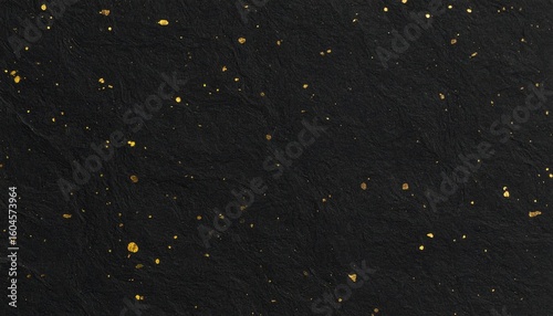 金と黒の優雅で抽象的な背景素材（お祝い、寿、年賀状素材）