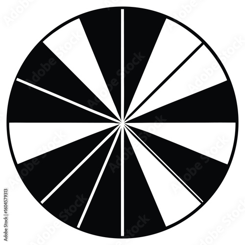 Interior designer element isolated color wheel on white background