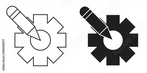 personalization icons, vector illustrations.

