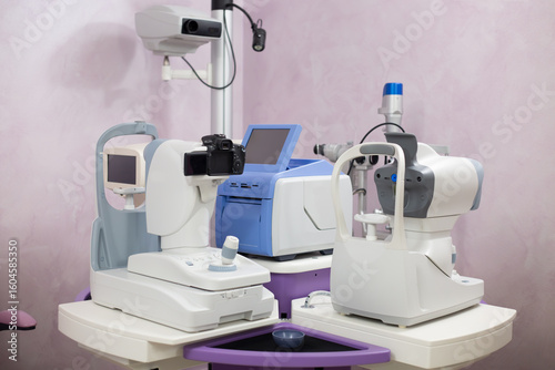 Fully automatic tonometer and pachymeter, easily measures intraocular pressure in the right and left eyes. Eye exams. Eye care supplies, ophthalmics.
