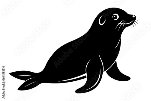 sea lion silhouette