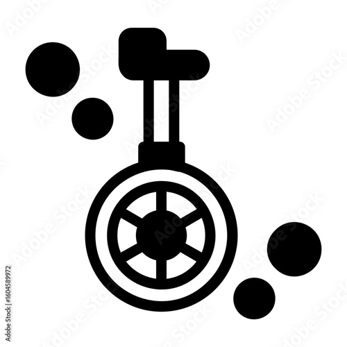 Electric Unicycle Icon