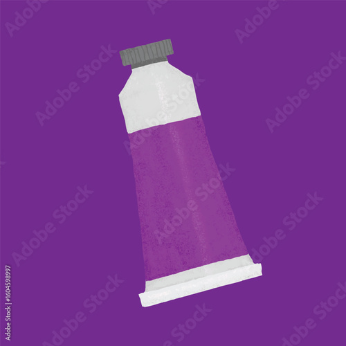 Creative Stationery Illustration – Tube Paint