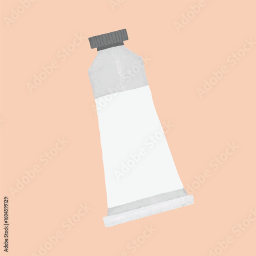 Creative Stationery Illustration – Tube Paint