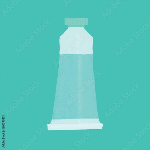 Creative Stationery Illustration – Tube Paint