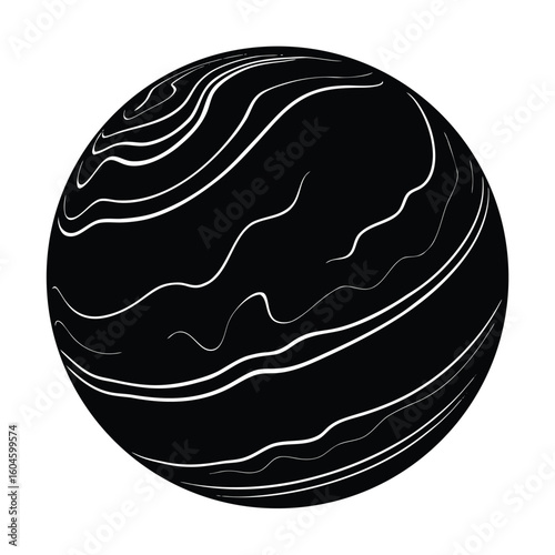 Interior designer element isolated marble sample on white background