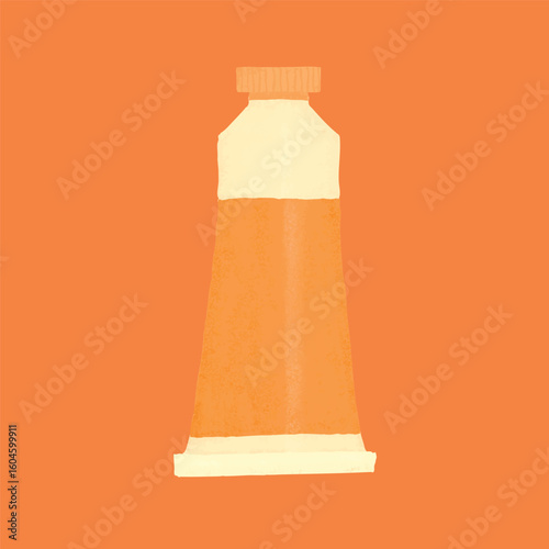 Creative Stationery Illustration – Tube Paint