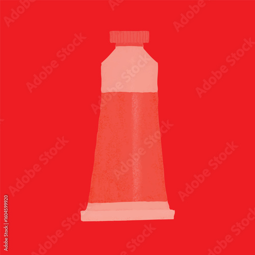 Creative Stationery Illustration – Tube Paint