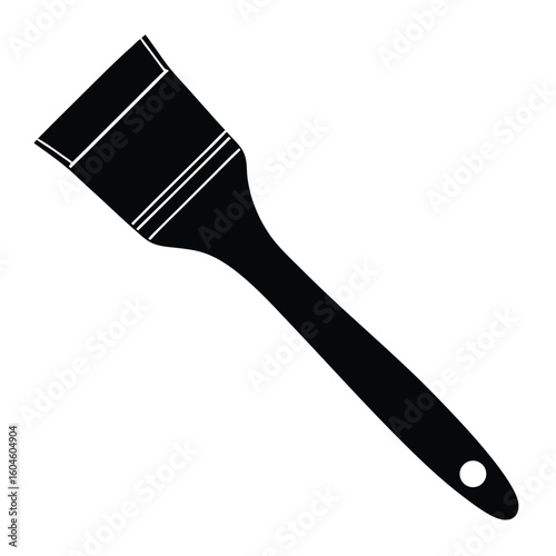 Interior designer element isolated paint brush on white background